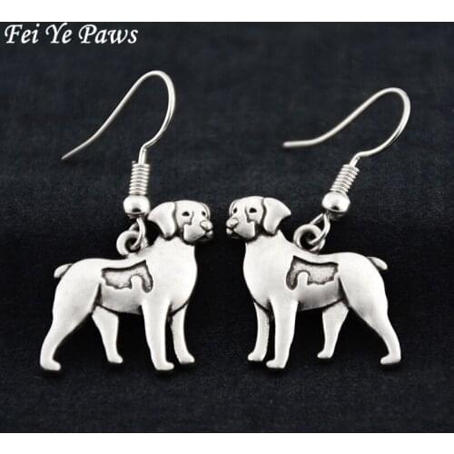 Antique Brittany Spaniel Dog Drop Hook Earrings Boho Long Funny Statement Dangle Earrings Woman Earings 2018 Jewelery My Orders