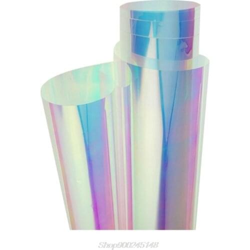 3.3ft Aurora AB Effect Reflective Mirror Paper DIY Epoxy Resin Mold Findings Jewelry Fillings Jewelry Making Dropshipping