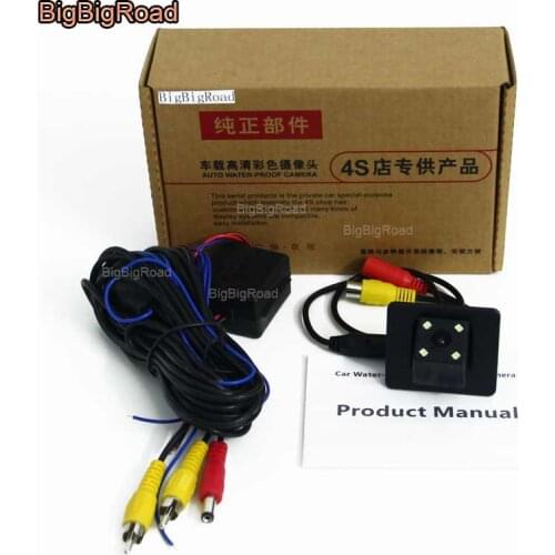 BigBigRoad Car Rear View Reversing Backup Camera with power relay / Filter For Mazda 3 Mazda3 Axela BM Sedan 2013 2014 2015 2016