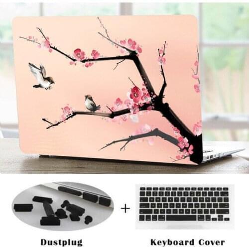Laptop Shell Case Keyboard Cover Dust Plugs Screen Protector LCD Film For 11 12 13 15 16 "Macbook Air Pro Retina Touch Bar 2020