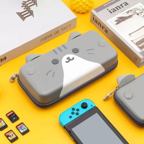 Ears Carry Case for Nintendo Switch - Portable Hardshell Slim Travel Carrying Case fit Switch Console & Game Accessories