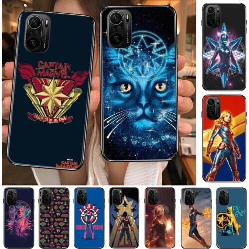 Marvel caption marvel Phone Case For xiaomi redmi POCO F1 F2 F3 X3 Pro M3 9C 10T Lite NFC Black Cover Silicone Back Prett mi 10