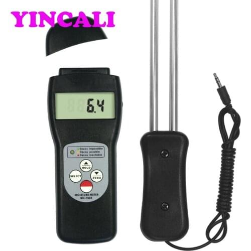 High Accuracy Digital Grain Moisture Meter MC-7825G Can Measure 36 Kinds Grains Moisture Tester Analyzer MC7825G LCD Display