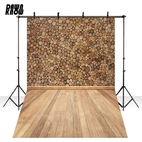 DAWNKNOW Photography Background Backdrop Kids Newborn Wood Wall Photocall For Wedding Baby Photo Studio Props Customize GY162