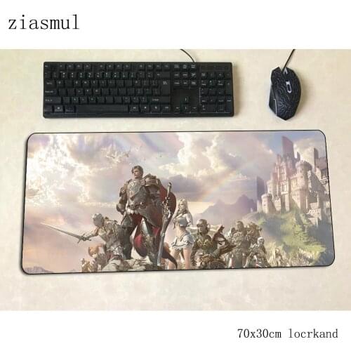 Lineage 2 mouse pad gamer Boy Gift 70x30cm gaming mousepad pc notbook desk mat cute padmouse games Customized gamer mats gamepad