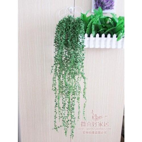 Fake Green Bead Rattan Succulent Plant Chlorophytum foju, Lovers Tears
