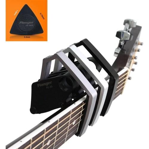 High quality FC-33 Guitar Capo with Pick for Folk Guitar Accessories Acoustic Elecrtic Guitar Musical Instrument Spart Part