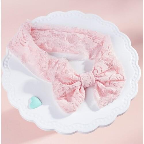 Lace Princess Baby Girl Headband Summer Spring Kids Headwear Infant Girls Bow Baby Hair Clips Baby Hair Accessories 3-12 Months