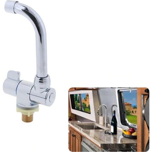 Marine Boat RV 360 Rotation Bathroom Kitchen Single Cold Water Faucet #007