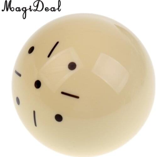 MagiDeal Black Dot Practice Training Billiard Pool Cue Ball 2 1/4' 6 oz