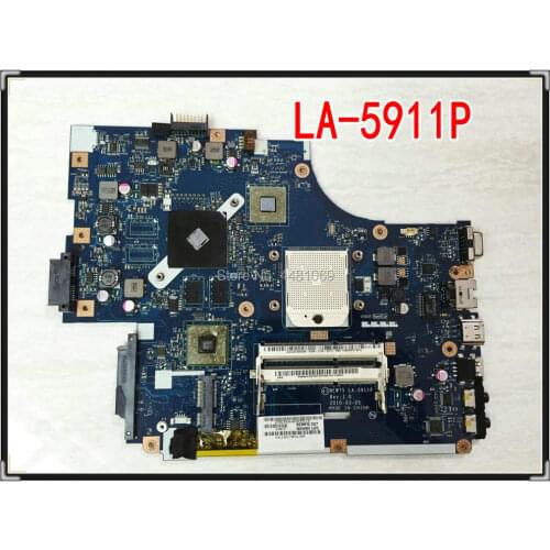NEW75 LA-5911P for Acer aspire 5552 5552g 5551G Laptop Motherboard MBWVE02001 MB.WVE02.001 DDR3 HD6470M Free CPU