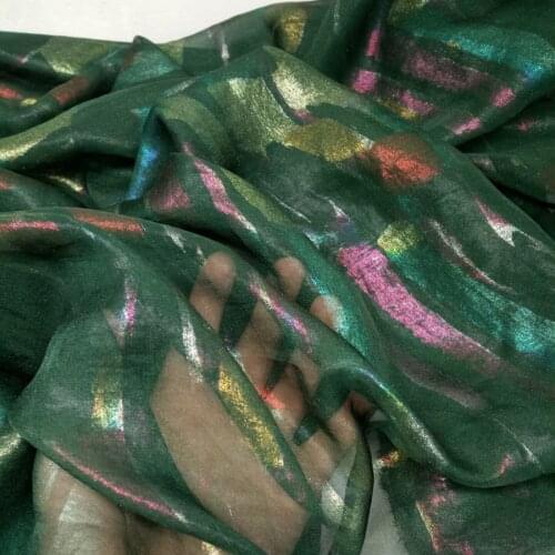 Cosplay dancing dress chiffon 30D thin soft bronzed material breathable DIY dress fabric 100cm*150cm