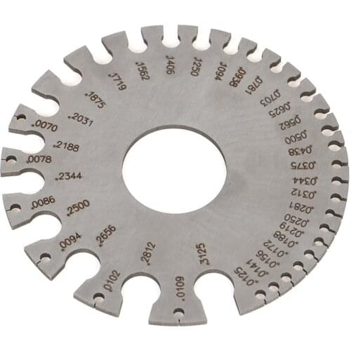 Wire Gauge Metal Round Wire Diameter Measuring Instrument Tool
