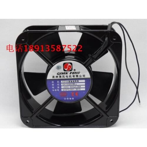 QUAN FENG QA18060HBL2 Server Cooling Fan AC 220V 0.35A 180x180x60mm 2-wire