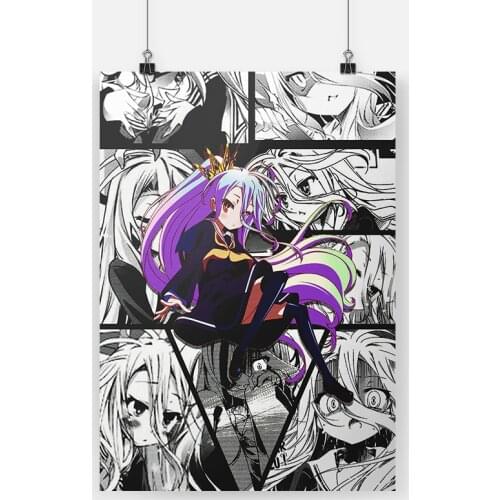 Shiro No Knowledge No Life anime canvas painting decor wall art pictures bedroom study home living room decoration prints poster