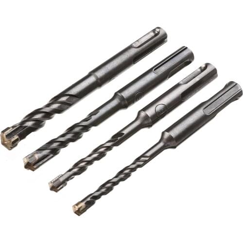 110mm 5/6/8/10mm Crosshead Drill Bit Twist Drill Bit SDS Plus Masonry Twin Spiral Hammer Drill Bits Woodworking Drilling Tool
