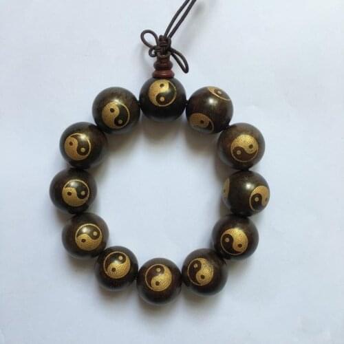 Taoist artifact, Taoist utensil, Taoist artifact, Taiji Bagua Buddha beads hand string