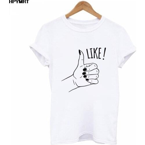 Ulzzang Harajuku Fun gesture Graphics Printed Short Sleeve T-Shirt O-neck Casual Women T-Shirt Female Summer Tee Tops Clothing