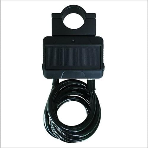 Bluetooth Smart Lock Bicycle Lock Electric Scooter Cable Lock Anti-Theft Lock APP Keyless Unlocking Solar