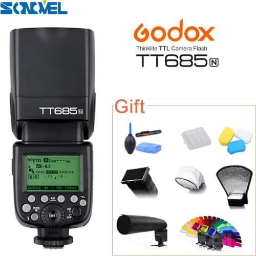 Godox TT685N GN60 Flash Light Speedlite HSS 1/8000s TTL for Nikon D800 D700 D7100 D7000 D5200 D5100 D5000 D70S D810 D90