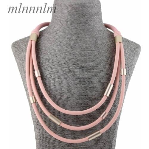 8 Colors For Women Necklaces Jewelry Harajuku Bohemia Style Female Street Clothing Accessories Pendant Necklace