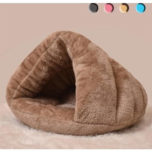 Winter Warm Cat Bed Pet Puppy House Dog Cat Cushion Mat Indoor Basket Cave Kennel Nest Perros Accesorios Pet Panier Pour Chien