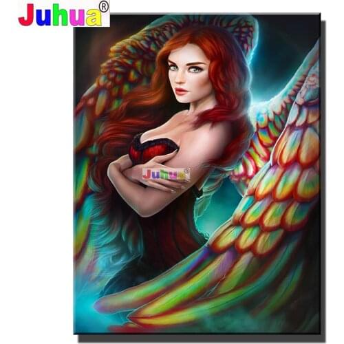 Abstract Sexy Angel Girl Diamond Painting 5D Embroidery Mosaic Diy Cross Stitch Home Decoration Full Square Round Drill Sale