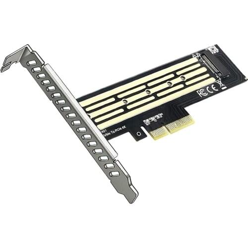 M.2 PCIe Adapter M.2 NVME to PCIe Adapter M Key M.2 NVME SSD to PCI-E 3.0 X4 Host Controller Expansion Card