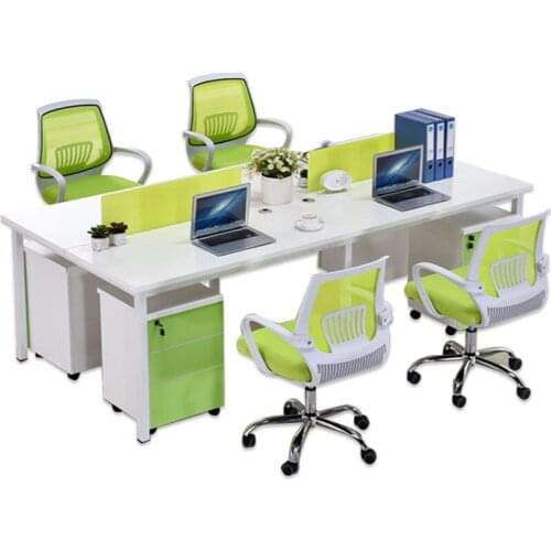 Wooden desk Simple modern staff desk staff desk single desk computer