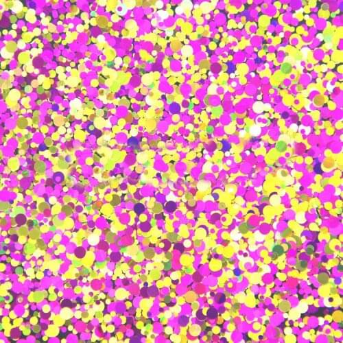 Mixed Dot 00150-500grams/lot holographic Mix Colors Round Dot Spangle shape glitter Flake cosmetic powder for nail Gel polish