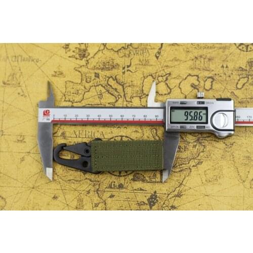 Quickdraw Clasp Outdoor Survival Hiking Camping Equipment Carabiner For Keys Military Hunting Webbing Buckle Tactical Belt