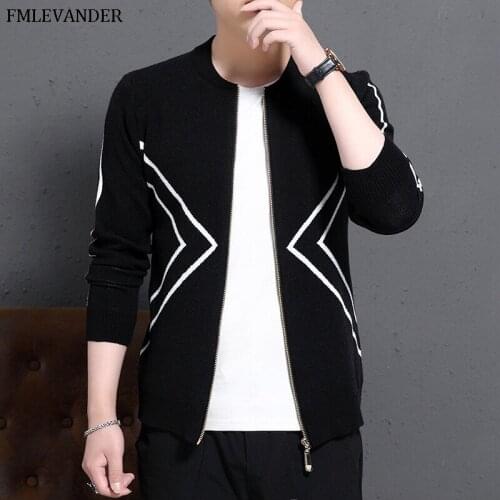 Vetement Homme 2019 Cardigans Fashion O-neck Sweater Cardigan For Man