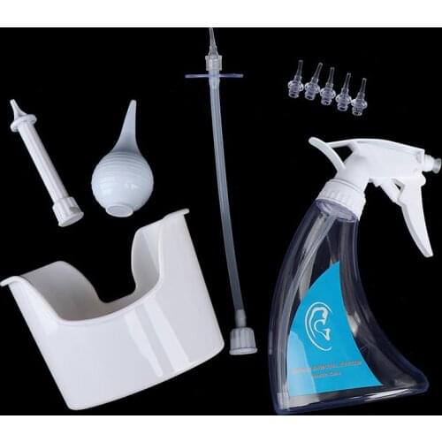 New Bulb Syringe Ear Irrigation Washer Bottle System Ear Pick Cleaning Set Ear Wax Removal Tool Kit With 5 Replacement Tips