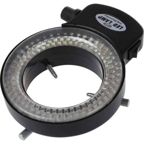 Newest 144 LED miniscope ring light ring light 0 - 100% adjustable lamp for miniscope ring light
