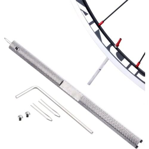 New Durable Spoke Perforator Bicycle Bike Wheel Repair Tool With Hex Wrench & Screw Spoke Cap Fixed multitool bike tools