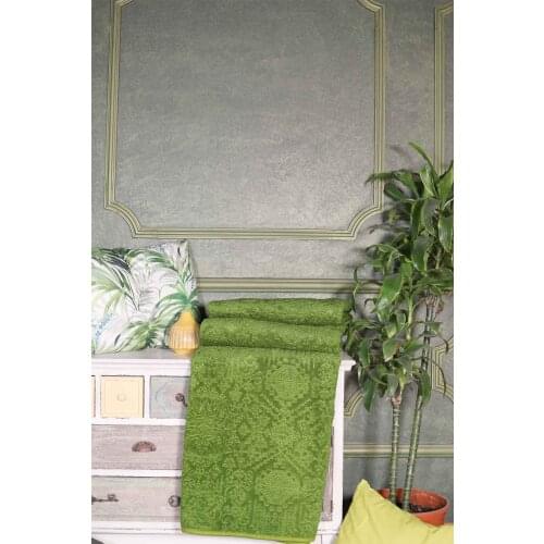 Blanket Ethnic Pattern Double Pistachio Green 220x240cm