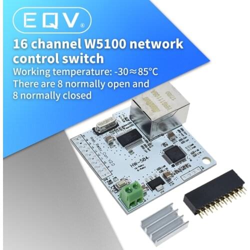 8 Channel 28J60 W5100 RJ45 Network Relay Control Switch 5V Internet Relay Module P2P WIFI Module Mobile Phone Control