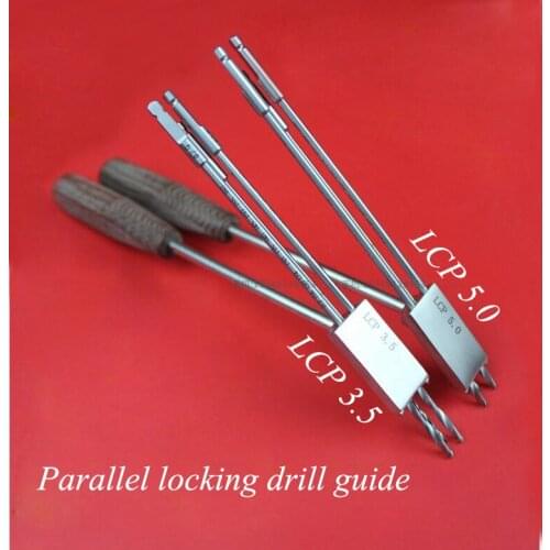 Orthopedics instrument stainless steel LCP guide drill/kirschner wire guider parallel locking guide 3.5/5.0 for orthopedist