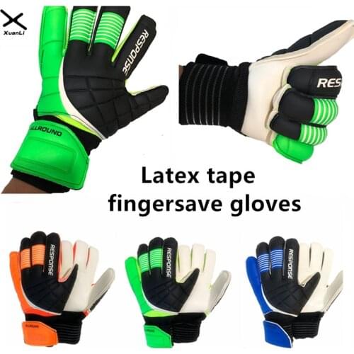 Children Adult Football Fans Goalkeeper Gloves Non-slip Foaming Soccer Gloves Suitable for 7-15 Age Boys Goalie Gloves