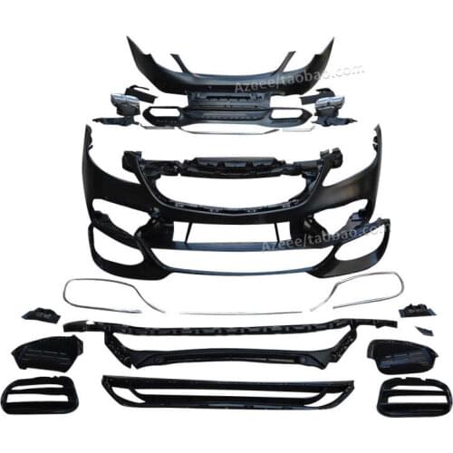 Suitable for New Benzs S-class W222 Refit S63amg Big Package S320s350s450s65 Front and Rear Bars Middle Net