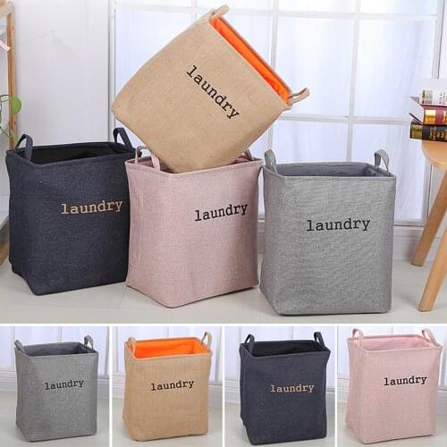 Folding Collapsible Laundry Basket Dirty Clothes Laundry Hamper With Square Storage Bin Bucket For Home Toys 1pcs