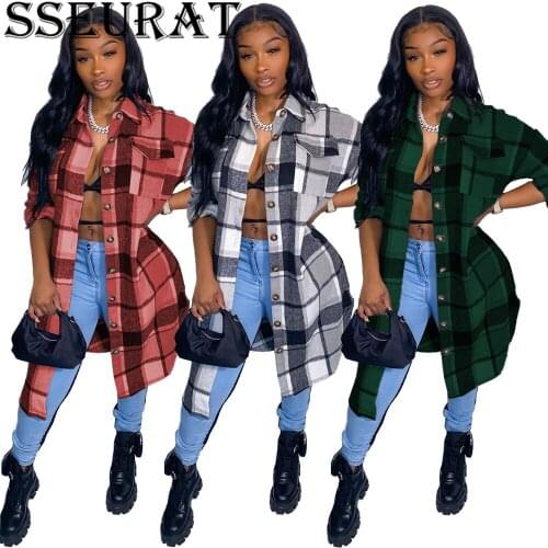 Женские стильные рубашки SSEURAT China At AliExpress