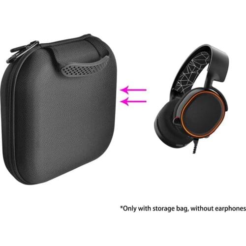 Portable Storage Bag for SteelSeries Arctis 3 5 7 Headphones Gaming Headset Travel Carrying Protective Case Hard Shell Bag
