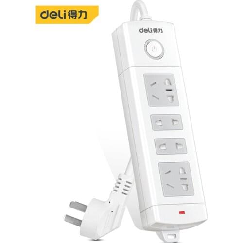 Deli Smart Socket Network Filter Plug Electrical Retractable Power Strip Smartlife Extension Wall Socket For Smartphone Tablets