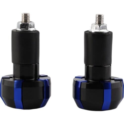 2pcs Universal Motorcycle Handlebar Ends Grip Weights Anti Vibration Plug Cap Hand Grips Bar End Plug Parts