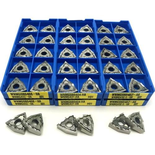 WNMG080402 WNMG080404 WNMG080408 HA H01 Carbide Insert External Turning Tool Aluminum Turning Inserts Cutting lathe tools
