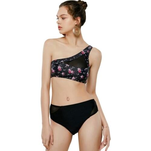 Sexy Bikini 2020 Brazilian Swimsuit Push Up One Shoulder Swimwear Women Biquinis Triangle Bathers Swim Bathing Suit Beach Wear