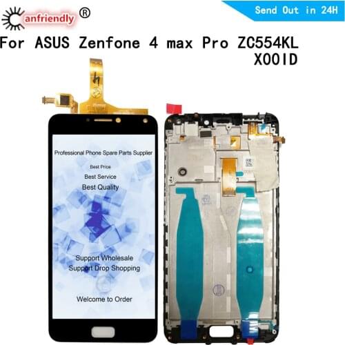 For ASUS Zenfone 4 Max pro ZC554KL X00ID LCD Display+Touch Screen Repair Digitizer Assembly Replacement Panel Glass Display lcds