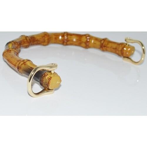 1 PCS luggage handbag hardware accessories DIY high-grade Imitation bamboo shape hand-held link buckle