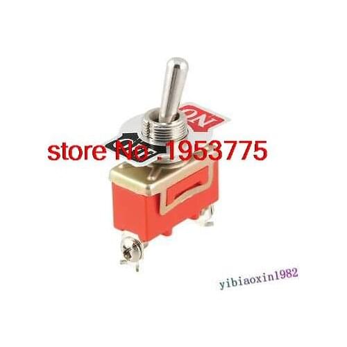 10pcs AC 250V 15A ON/OFF 2 Position SPST 2 Screw Terminals Toggle Switch